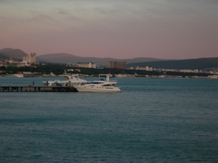 Вид на Геленджик с моря.